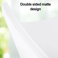 Joyberg 100P White Cardstock 8.5 x 11, 230gsm Cover 100P, white