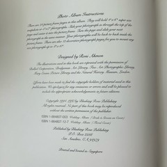 Vintage Wedding Photo Album Unused Keepsake Memory Book Victorian Gift 1994
