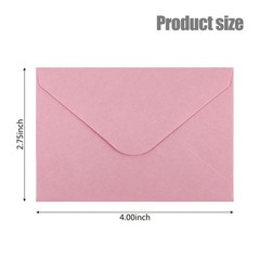 50 Pcs Gift Card Envelopes, Assorted Color Mini Envelopes 50 pcs, 10 colors
