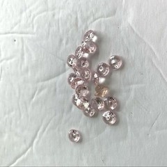 Light Pink Diamond Table Confetti Jewel Plastic Vase Filler, 1 Gallon Bag Full