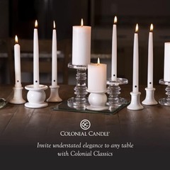 Colonial Candle Bayberry Scented Taper Candle, Virtually 10 In,