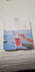 Ginger Ray The Bride Hen Party Cocktail Drink Pouch with Straw and Lanyard