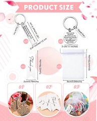 150 PCS Employee Thank You Gifts Bulk Appreciation Gift Keychain Lot Coworker St