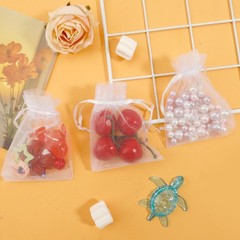 50PCS Sheer Organza Gift Bags 3x4in Drawstring Party Favor Jewelry Pouches 50pcs
