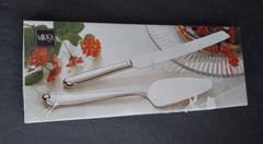 Mikasa Classico Satin Stainless Steel Dessert Set Pie Server & Cake Knife