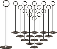 16 Pieces Table Card Holder 8 inches Place Steel Card Holders for Photos, Foo…