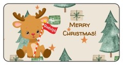 30 Mini Wine/Water Bottle Labels Christmas Holiday Grinch Other Designs