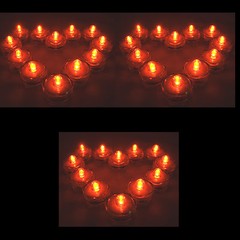 (36) VIBRANT ORANGE -LED Submersible Underwater Tea lights for WEDDING US Shippe
