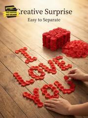 1000 Pcs Artificial Fake Rose Petals,Flower Petals for Romantic Night, Engagemen