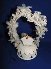 New Vintage Wilton Petite Kiss of Love Wedding CakeTop, 106-140