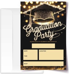 4″x6″ Graduation Invitations 2026-20 Cards with 20 4×6 inches, CARD-2