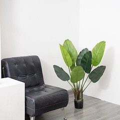 2 Green 3 ft Bird of Paradise Potted Artificial Plants Party Home Decorations