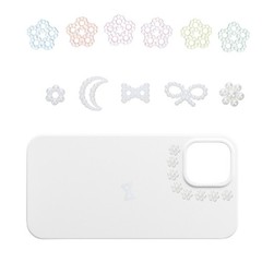 600 Pcs Heart Ornament Craft Nail Charm for Headwear