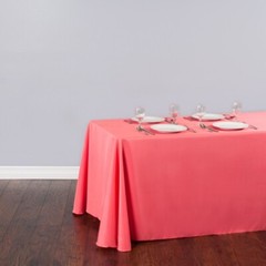 8 Rectangular 90″x156″ inch Polyester Tablecloth 6ft Banquet Cover 18 COLORS USA