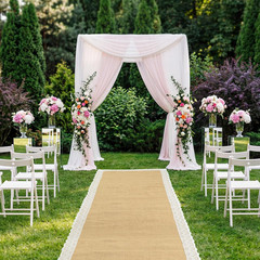 3.3Ft X 30Ft Burlap Wedding Aisle Runner Outdoor for Wedding Ceremony Wide Natur