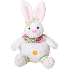 Easter Bunny Plush Yellow Pink 19 12 7cm Polyester Stuffed Toy Decoration Pair