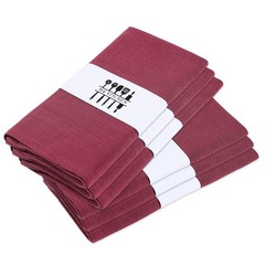 Rustic Natural Washable Cotton Linen Napkin Set, Soft Comfortable and Reusabl…