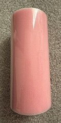 NEW 6″x 25 Yards Premium Tulle Fabric Spool in Light Pink