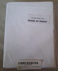 Pack of 25 White Deckle Edge Folded cards 5″ x 7″ Blank, made in India A5 size