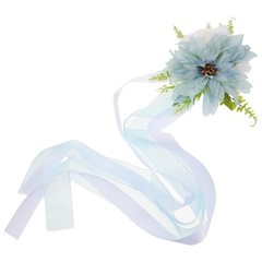 Silk Fabric Wedding Car Flower And Chair Back Artificial Floral Decor