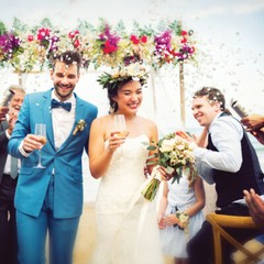 48 Wedding Confetti Cannons! Congrats Poppers! Save! Biodegradable confetti