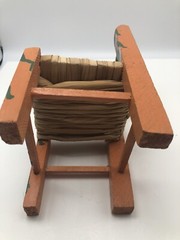 7 .5 Inch Tall Small Wood Doll Toy Or Prop Chair