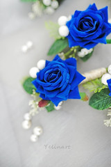 1 pc Ivory Rose Men Boutonniere for Wedding Groom Groomsmen Artificial Flower…