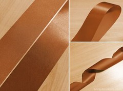 Bronze 10mm 16mm 25mm 40mm Satin Ribbon For Scrapbooking Wedding Wrap Decoration