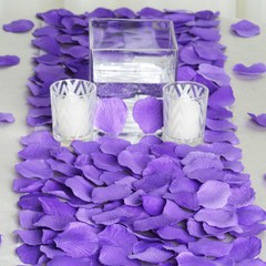2000 Purple Silk Rose PETALS Wedding Party Decorations Supplies WHOLESALE SALE