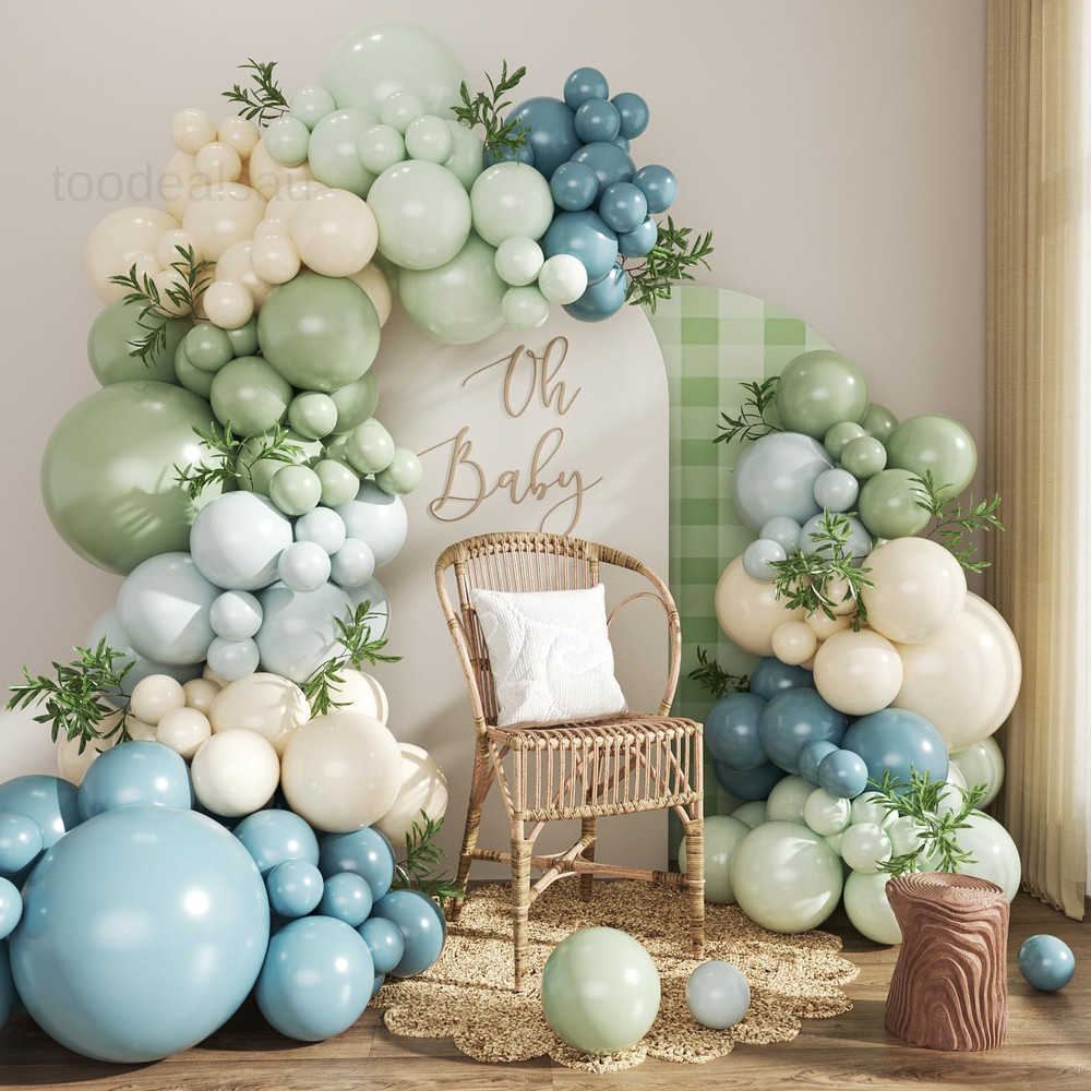 Dusty Blue Sage Green 18×18″, «5×12», «10×10», «15×5