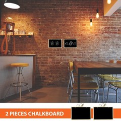 Framed Chalkboard Hanging Signs Erasable Wood Rectangle Small Vintage Rustic …