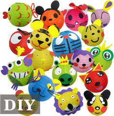16 Pcs Colorful Paper Lanterns (Multicolor,Size of 4”, 6”, 8”, 10”) – Chinese/Ja