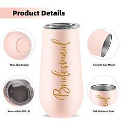ELEGANTPARK Bridesmaid Proposal Gifts Wedding Gifts for Maid of Honor Bridesmaid