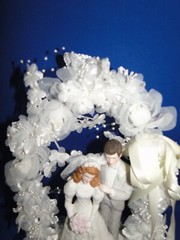 New Wilton Designer Series «Rose Garden», Grey Tux, Wedding CakeTop # 118-460