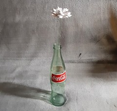 Handmade Paper Flower on stem (Gray Pattern No.1) for Wedding, St. Valentine’s