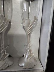 Wedding Set 10 Piece Set Swish Double Hearts White New