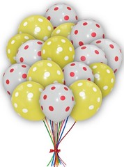 10 Balloons Polka Dots Spots Birthday Baby Shower Party decoration Balloons UK