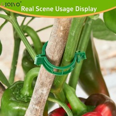 100 Pcs Plant Support Clips,Plastic Clips for Securing Plants,Tomato Vin