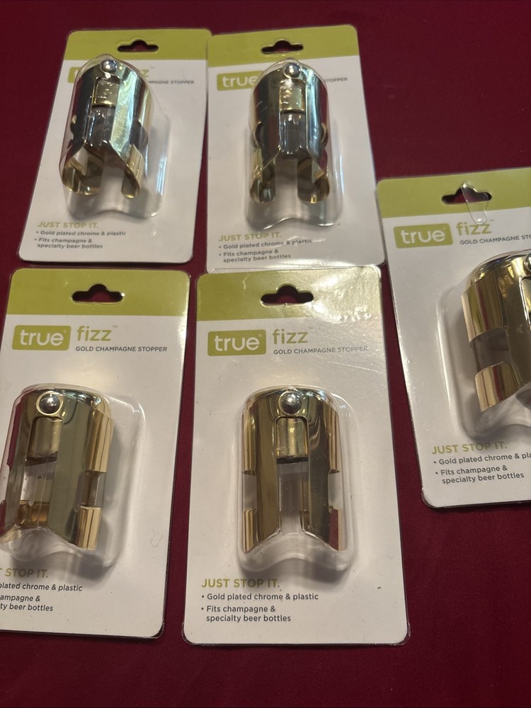 True Fizz: Gold Champagne Stopper, 7174…new