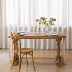 Valentines Cheesecloth Table Runner Gauze Rustic 120 Inch 1pc 10ft Dusty Pink
