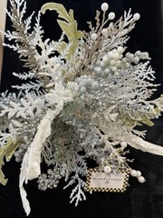 Mackenzie Child Blush Bouquet Silver