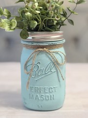 10 Painted Mason Jars In Pink Customizable Party Favors Table Centerpieces Decor