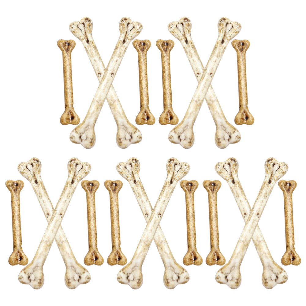 20Pcs Skeleton Bones Mini for Crafts DIY Prop Trick Toys Prank Props