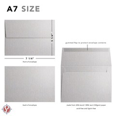 Curious Metallic – Lustre – A7 Invitation Envelope – 7 1/4 x 5 1/4 – 32w(120gsm)