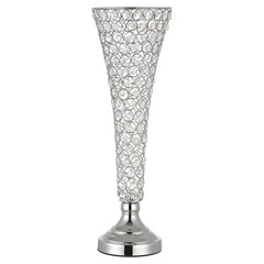 4 Crystal Cylinder Vases, 20 in Tall Wedding Centerpieces for Party Decor