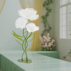 3 Pcs Artificial Flower Arrangements, Artificial Flowers For Wedding Decoration