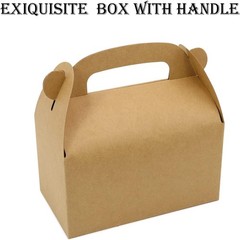 Personalizable Eco-Friendly Brown Gift Boxes for Celebrations – 24 Count Set