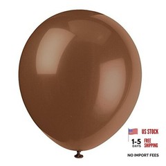 Latex Balloons, 12″ – Premium-Quality & Vibrant Party 12 Inch Brown
