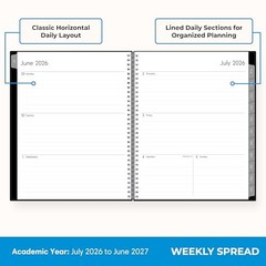 2026-2027 Weekly and Monthly Academic Year 8.5″ x 11″ Enterprise- 2026/2027
