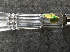 Waterford Crystal Wedding Cake Server 11″ Serrated Edge Logo Sticker Ireland